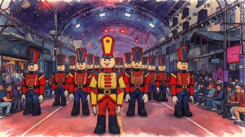 "Grande Desfile de Natal" é uma atração tradicional do evento • Cleiton Thiele/SerraPre