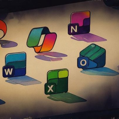 Novos ícones do Office da Microsoft são mais curvos e coloridos