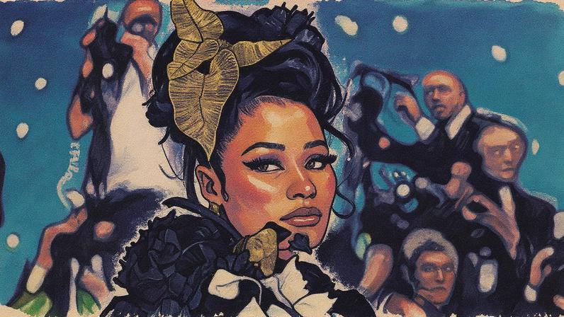 Nicki Minaj attends the 2025 Met Gala on May 5, 2025.