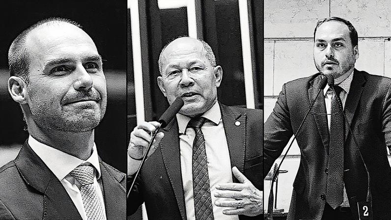 Parlamentares da oposição criticaram o governo e a "imprensa militante" após encontro entre Lula e Donald Trump neste domingo (26). (Foto: Montagem: Bruno Spada/Câmara dos Deputados; Kayo Magalhães / Câmara dos Deputados; Caio César/CMRJ)