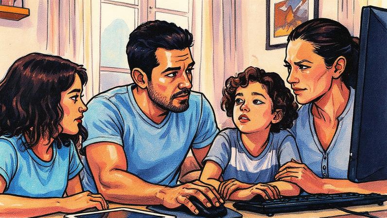 Especialistas dizem que é de suma importância os pais ou responsáveis conversarem com os filhos sobre o uso e limites da internet. Foto: Reprodução