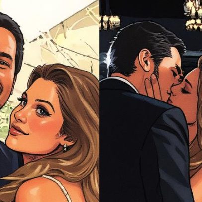 Otaviano Costa celebra união com Flávia Alessandra em vídeo de casamento