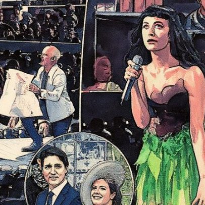 Katy Perry debocha do status de relacionamento enquanto Trudeau aparece com esposa afastada