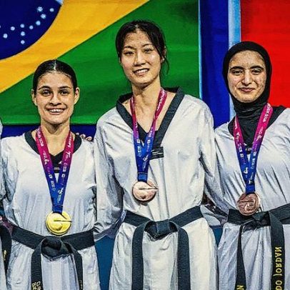 Natália Falavigna comenta ouro da sucessora no taekwondo