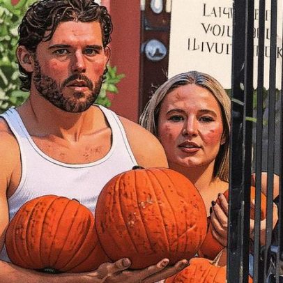 Christopher Schwarzenegger exibe músculos e demonstra afeto com nova namorada