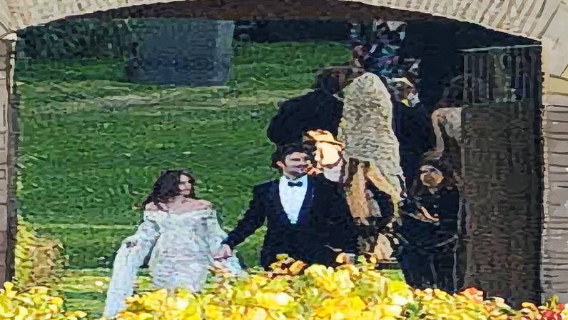 Antonio Banderas and Melanie Griffith’s daughter, Stella Banderas, married Alex Gruzynki in Spain on Saturday. BACKGRID
