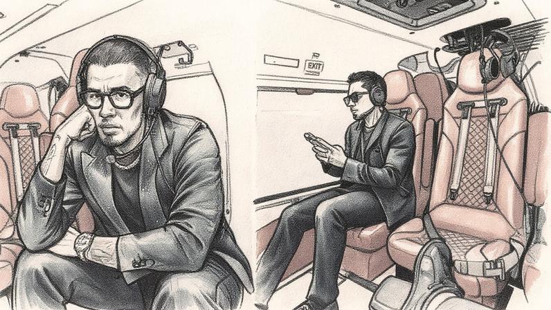 Carlinhos Maia dá carona de helicóptero ao ex, Lucas Guimarães — Foto: Reprodução/ Instagram