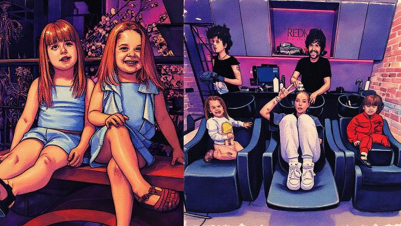 Maria Alice e Maria Flor — Foto: Reprodução/ Instagram