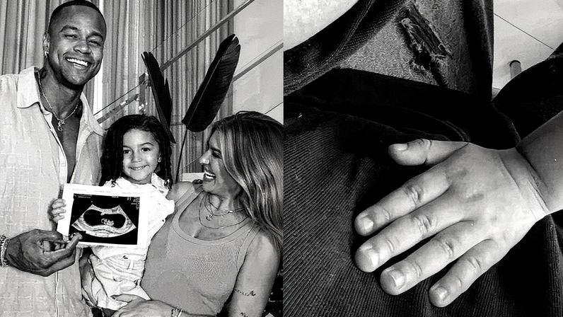 Grávida, Lore Improta mostra vídeo fofo da filha Liz fazendo carinho na barriga; assista — Foto: Reprodução/ Instagram