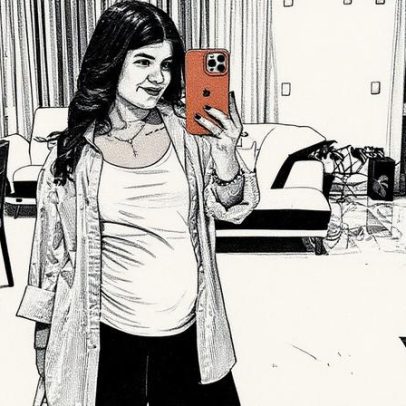 Grávida ex-Chiquitita Carolina Chamberlain fala sobre conciliar faculdade e gestação