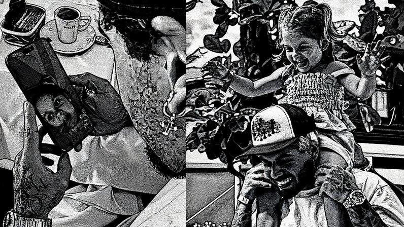 Zé Felipe e a filha Maria Flor — Foto: Reprodução/ Instagram