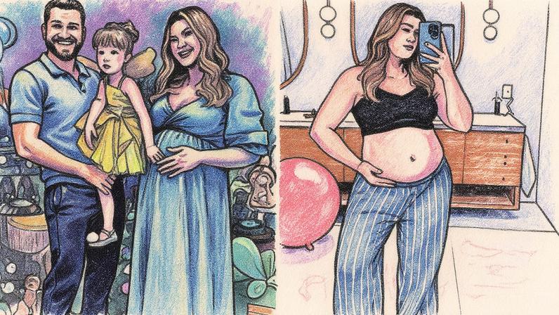 Niina Secrets vai a aniversário da sobrinha com mala da maternidade pronta — Foto: Reprodução/ Instagram