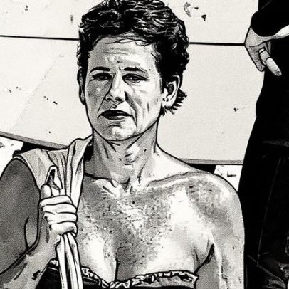 Andréa Veiga, primeira paquita, aproveita dia de praia de biquíni jeans