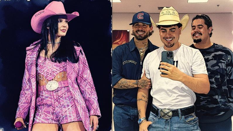 Zé Felipe acompanha Ana Castela em show em São Paulo — Foto: Reprodução/ Instagram