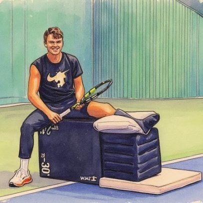 Rune improvisa treinos para manter rotina após cirurgia