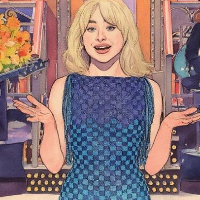 Sabrina Carpenter ironiza controvérsia de capa de melhor amigo do homem no SNL