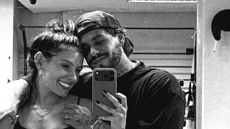 Ana Castela e Zé Felipe treinam juntos — Foto: Reprodução/ Instagram