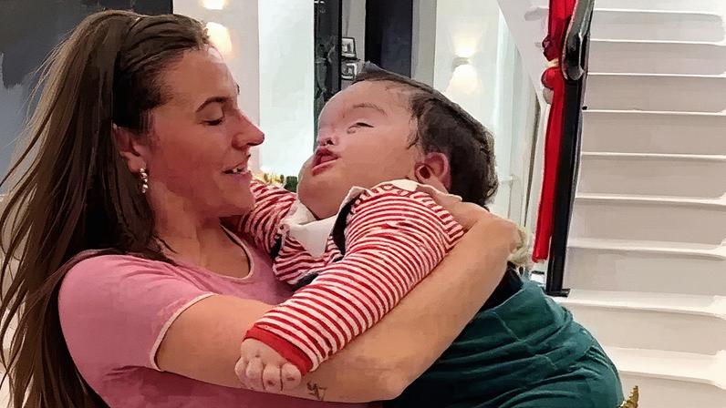 Bruna Massa com o filho — Foto: Reprodução/Instagram