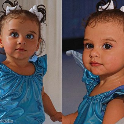 Amanda Kimberlly exibe Helena, filha com Neymar, brincando com fantasias