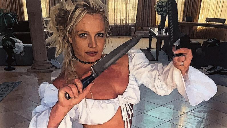 Britney Spears’ ex-husband Kevin Federline claims the singer was “high” in her knife-wielding dance videos. Instagram / Britney Spears