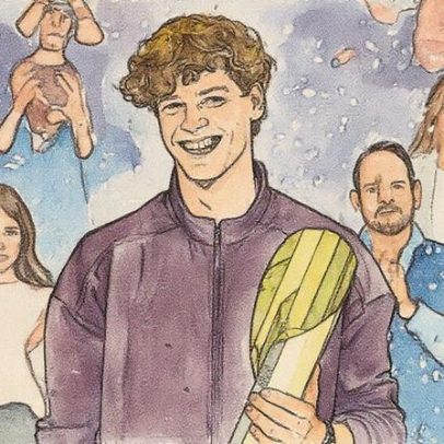 Sinner confirma namoro com modelo dinamarquesa Laila Hasanovic