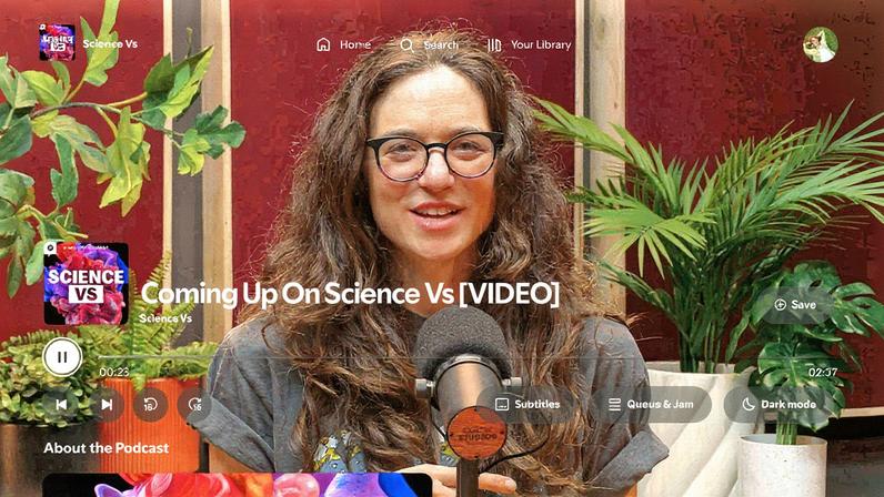 You can now watch your favorite video podcasts on your big screen with Spotify’s new tvOS app update.