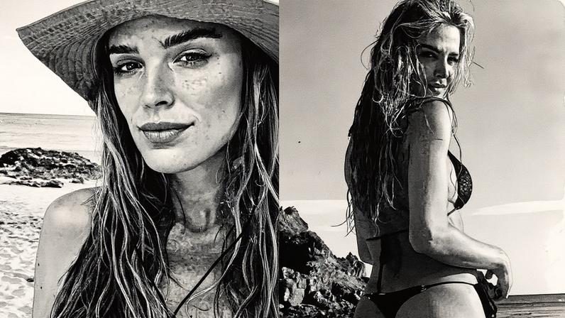 De biquíni, Rafa Brites renova bronzeado em Fernando de Noronha — Foto: Reprodução/Instagram