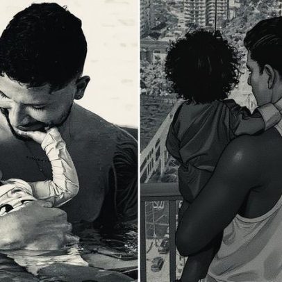 Ex de IZA, Yuri Lima, se declara após passar a tarde com a filha