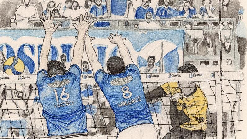 Cruzeiro em ação na Superliga 2024/25 (Foto: Divulgação/Cruzeiro)