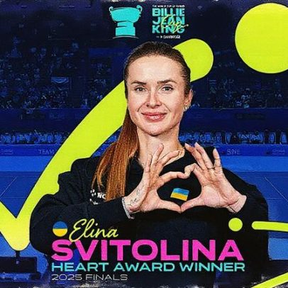 Svitolina conquista Prêmio Coração na Final da Billie Jean King Cup