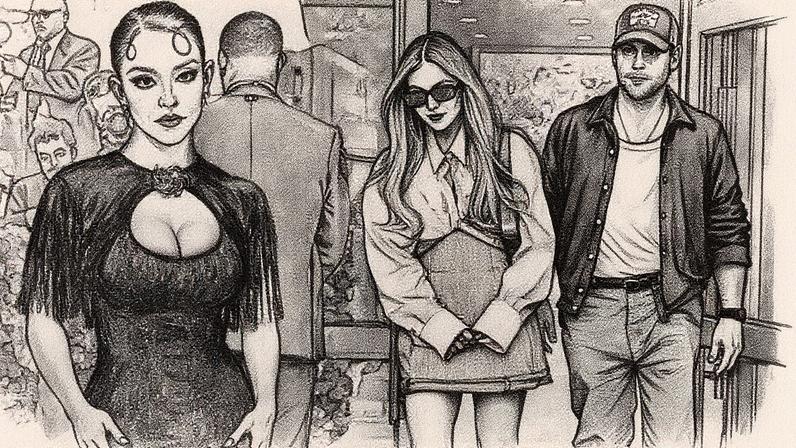 Sydney Sweeney reacted to jokes about her chest at a comedy show Tuesday night. AFP via Getty Images