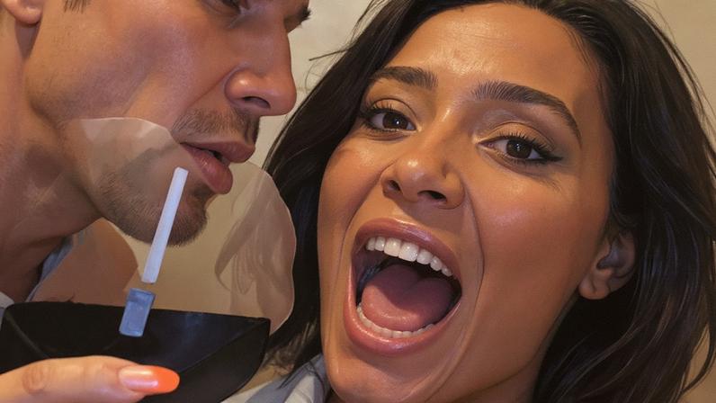 Taylor Swift’s fans resurfaced a cringey video of Travis Kelce and Kayla Nicole after the singer’s shady lyrics. X/@Trying2Unplug