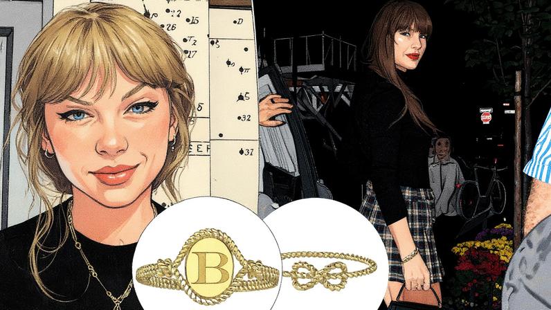 Taylor Swift wore two styles from Catbird's collaboration with "TSITP" during her "The Life of a Showgirl" press tour.