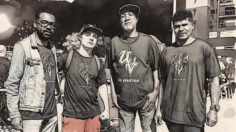 Grupo de hip-hop gospel Unção Verbal, de Vila Velha (ES). Foto: Divulgação