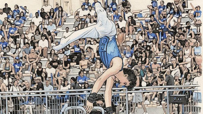 Vitaliy Guimarães é atleta do Minas Tênis Clube (Foto: Melogym/ CBG)