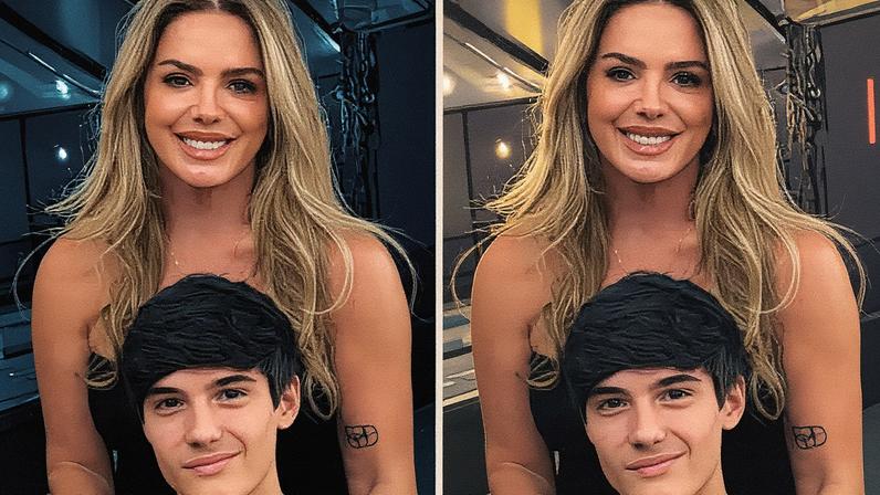 Mari Alexandre e o filho, Záion, de 16 anos — Foto: Reprodução/Instagram