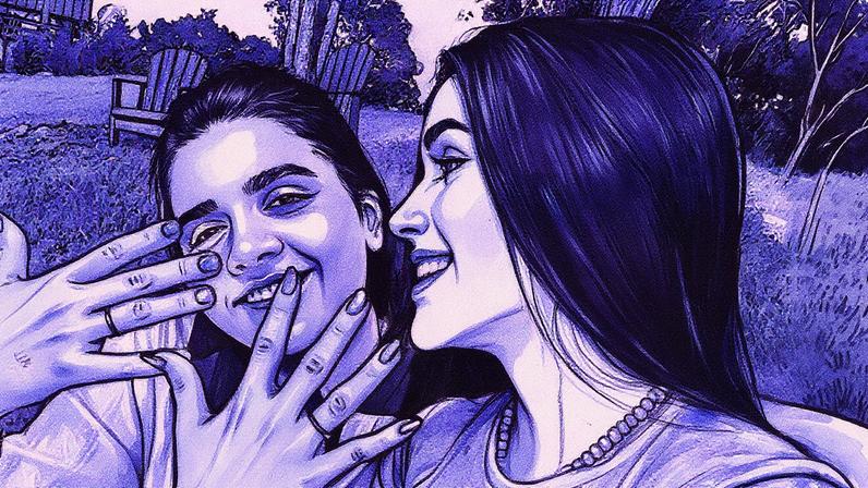 Yasmin Santos e Maria Venture — Foto: Reprodução/Instagram