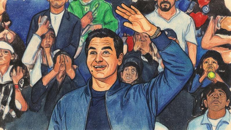 Roger Federer em foto de arquivo (Foto: Hector Retamal/AFP)