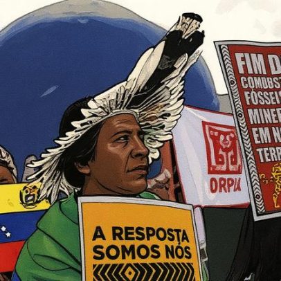 Marcha de indígenas e ativistas agita Belém na COP30