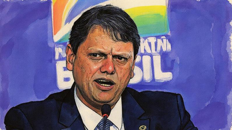 Governador de São Paulo, Tarcísio de Freitas, volta a defender um projeto nacional para sanar contas públicas e impulsionar o crescimento. (Foto: Marcelo Camargo/Agência Brasil )