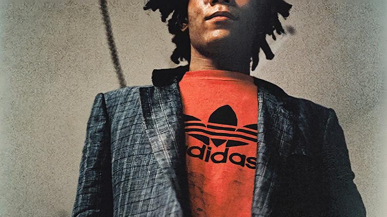 Jean-Michel Basquiat in 1982, just before his career as an artist was about to take off—and six years before his tragic death