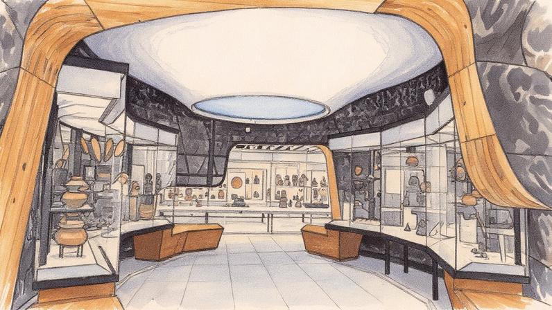 The new Indigenous ceramics gallery at the Gardiner Museum in Toronto Photo: George Pimentel Photography