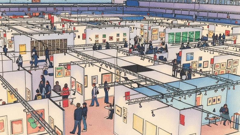 The IFPDA Print Fair in 2024. Photos by Annie Forrest