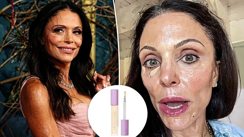 Bethenny Frankel raved about Tower 28 concealer on Instagram Stories this weekend. Getty Images; Instagram/Bethenny Frankel