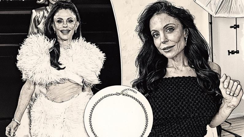 While Bethenny Frankel's jewelry collection includes plenty of pricey pieces, her go-to Electric Picks Jewel Bezeled Tennis Necklace only looks expensive. Getty Images; Instagram/@bethennyfrankel; Nordstrom