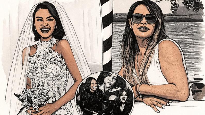 Karla Sofía Gascón revealed that work obligations kept her from attending her “Emilia Perez” co-star Selena Gomez’s wedding to Benny Blanco in September. Getty Images for ELLE