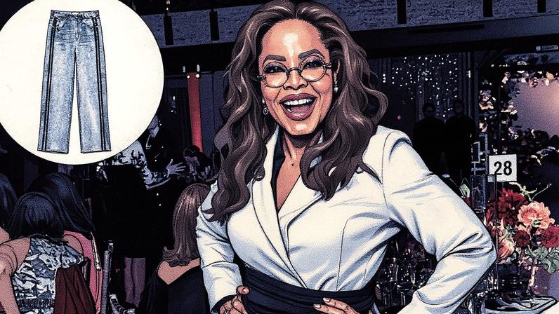 These viral sweatpant jeans just earned Oprah's stamp of approval. Getty Images; Rag & Bone