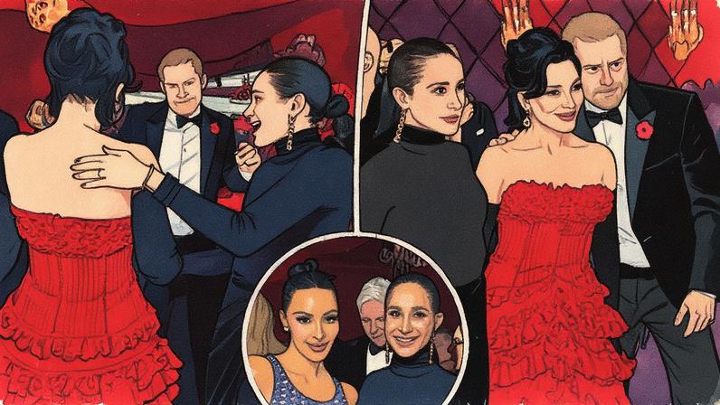 Kim Kardashian and her mom, Kris Jenner, quietly deleted photos they had with Prince Harry and Meghan Markle from the momager’s 70th birthday bash over the weekend. kimkardashian/Instagram