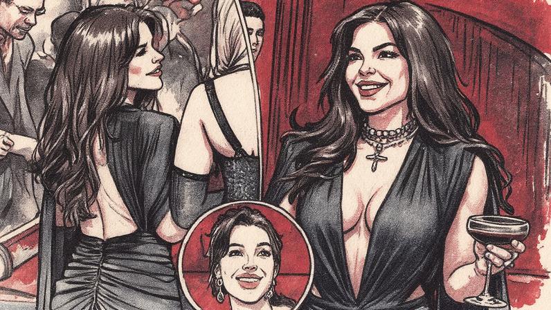 Lauren Sànchez wore a sheer, draped gown to celebrate Kris Jenner’s 70th birthday party. Lauren Sanchez/Instagram