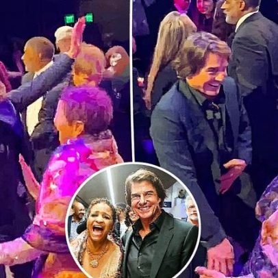 Tom Cruise vibra e dança para celebrar Oscar honorário de Debbie Allen